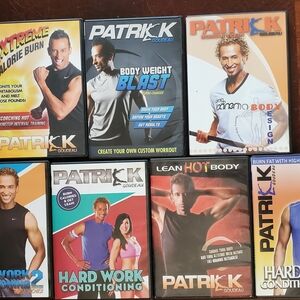 Patrick Goudeau Lot Of 7 Fitness Dvds